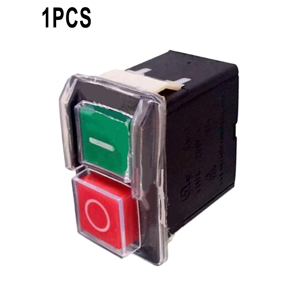 

AC 250V 6/4A Waterproof Pushbutton Machine Saw Cutter Drill On Off Control Box Switches Electromagnetic Push Button Switch