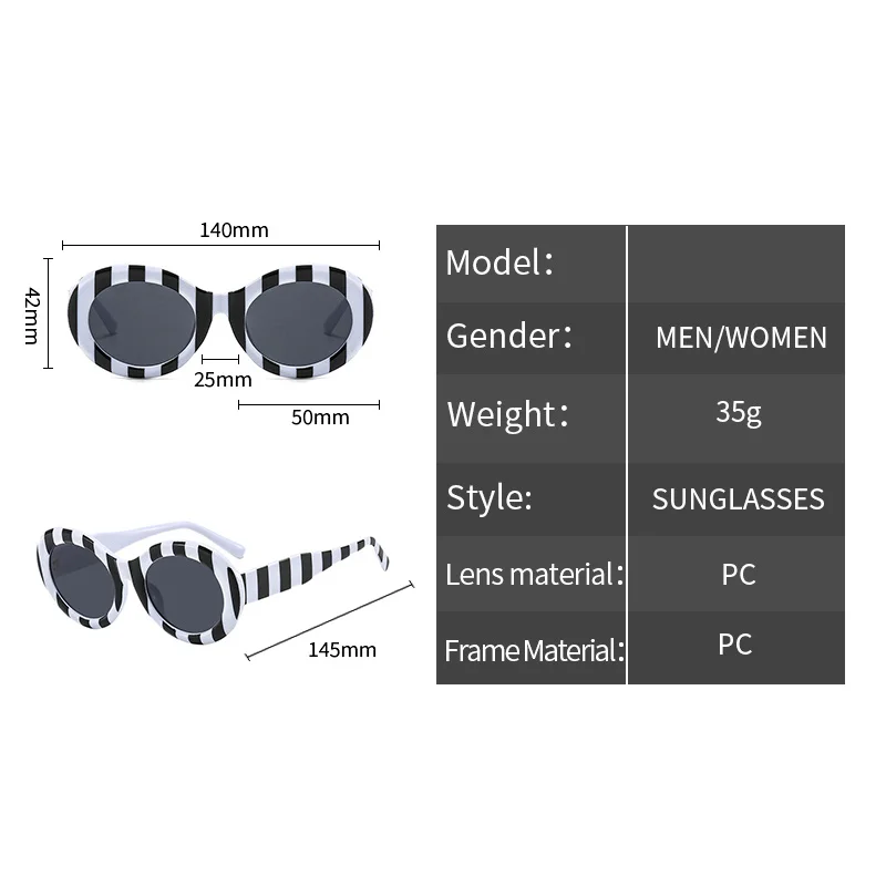 New Oval Frame Colorful Sunglass Fashion Trendy Hip-Hop Party Female Eyewear Hot Brand Designer Popular Personalized Lady Shades |