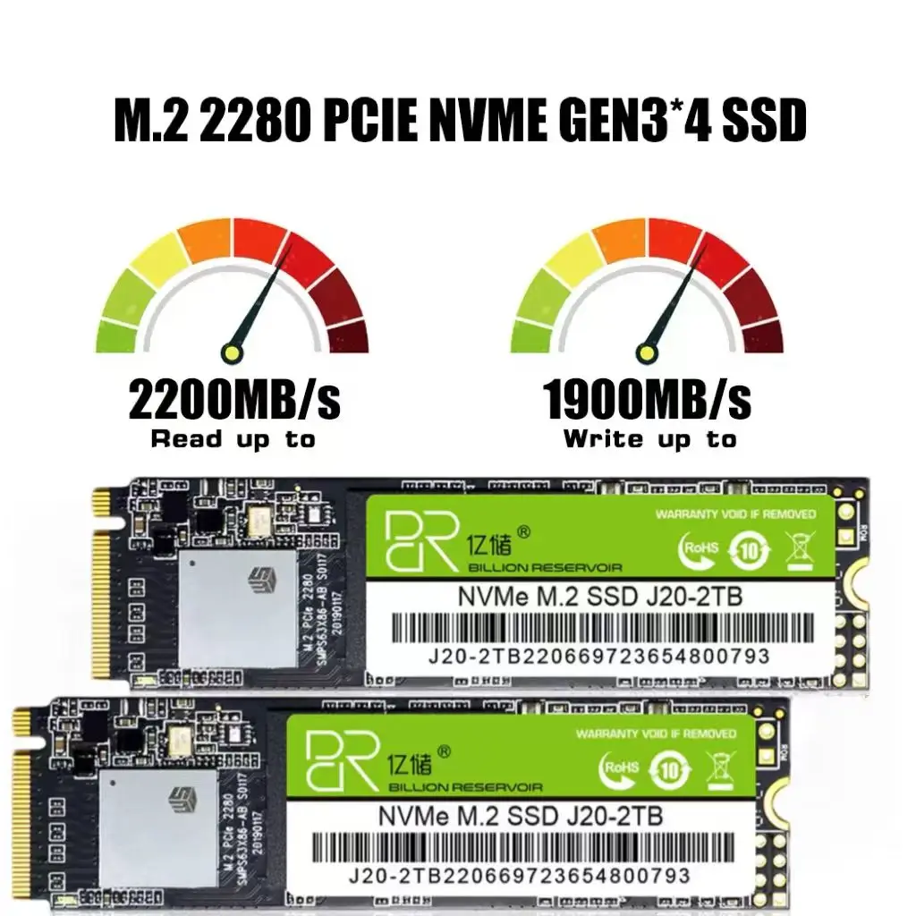 Твердотельный накопитель BR M.2 NVMe PCIE J20 256 ГБ M2 512 1 ТБ Gen3 * 4 Внутренний жесткий диск