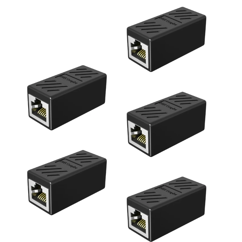 

RJ45 Coupler Extender Adapter Gigabit Port Female to Female Connector Drop Shipping