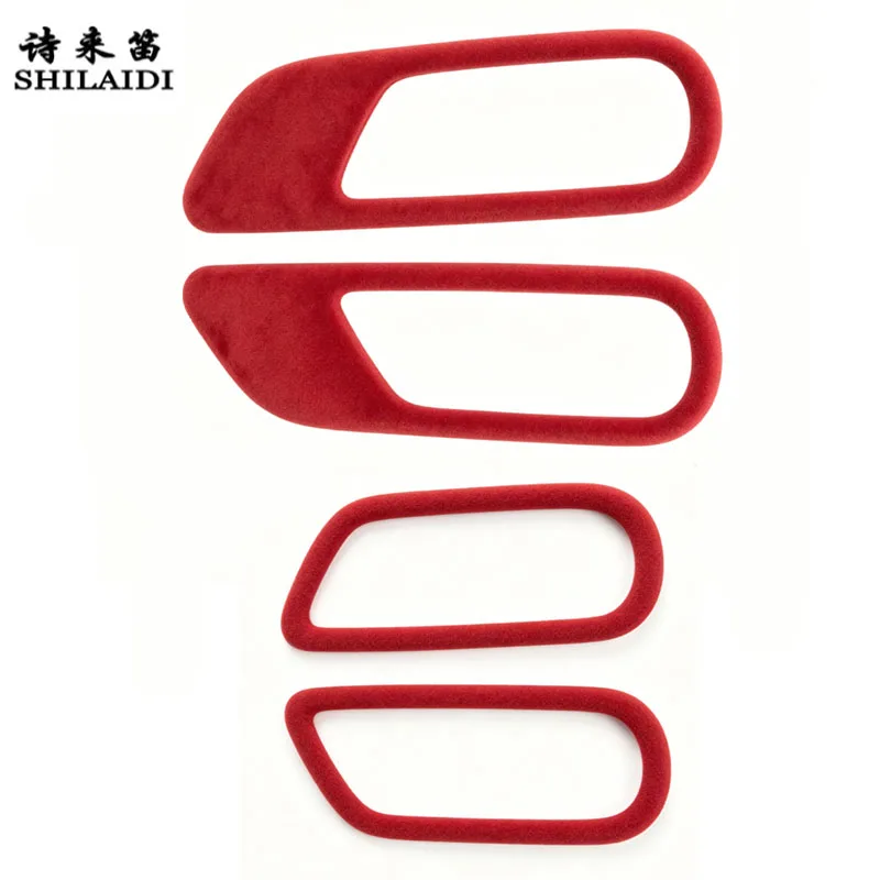 Наклейка из замшевой кожи для внутренней отделки автомобиля Mazda 3 Axela Sport Sedan 2011-2015 (праворульный) на ручку двери, подлокотник, руль пассажира (art.: 3920da7325deb) - 3920da7325deb