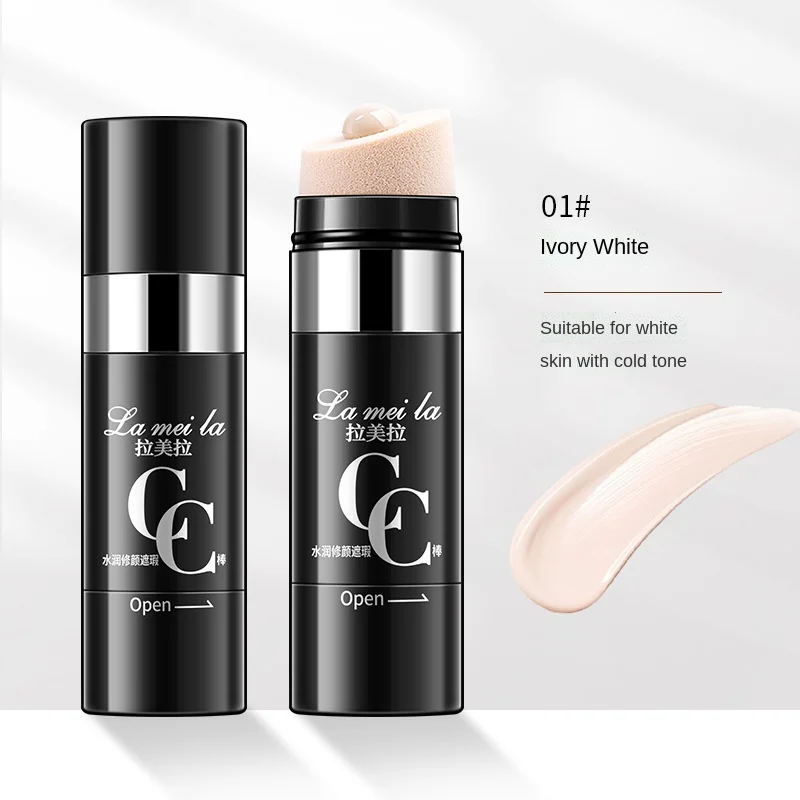 

1-pc Concealing Foundation Highlighter Water Light Skin Color Moisturizing Concealer Waterproof Durable Makeup Foundation Primer