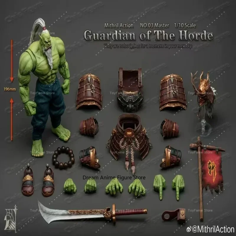Фото В наличии: Оригинальная фигурка Mithril Studio Warcraft 3 Ancient Orc 03 Master Swordmaster BM 1/10, коллекционная, подарочная. №1