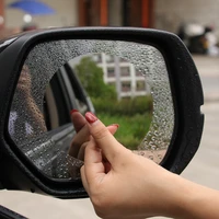 2 pcs car rearview mirror rain film sticker car side window glass anti fog waterproof protective film car rain film accessories