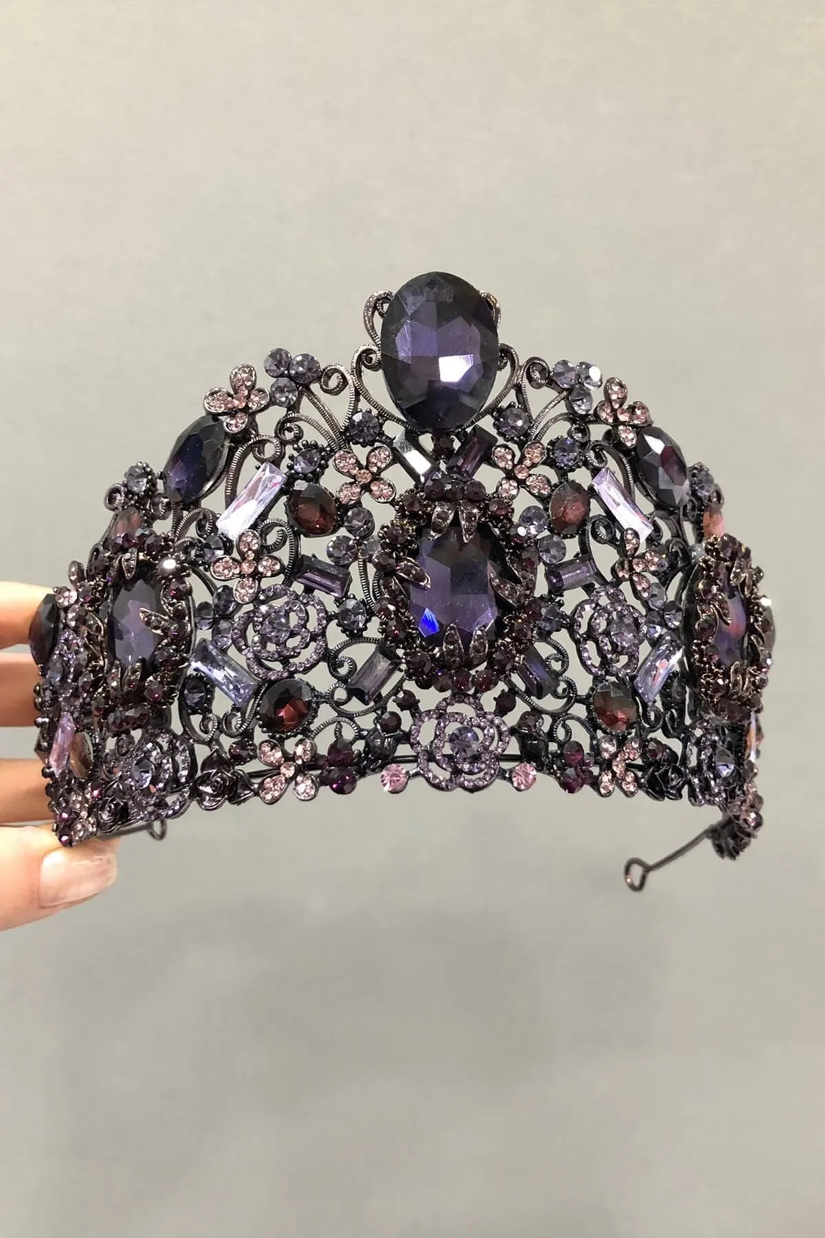 

Purple Bride and Henna Crown