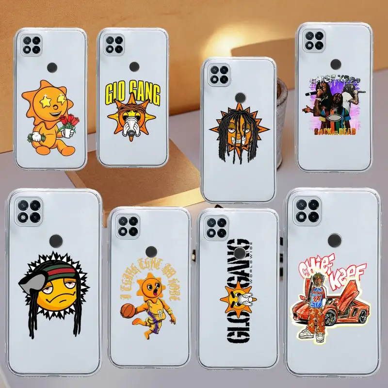Чехол для телефона Rapper Glo Gang And Chief Keef прозрачный Xiaomi redmi note x f poco 10 11 9 7 8 3 i t s pro чехол