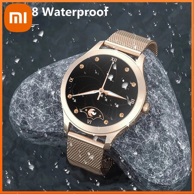 

Xiao Mi Women Smart Watch for Android Ios IP68 Waterproof Smart Watch Woman Heart Rate Blood Pressure Multi-function Lady Watch