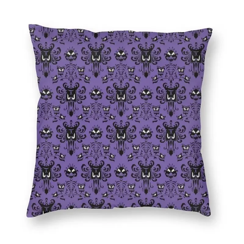 

Haunt-ed Mansi-on Pillow Sofa Halloween Ghost Happy Haunts Modern Cushion Cover Velvet Pillowcase