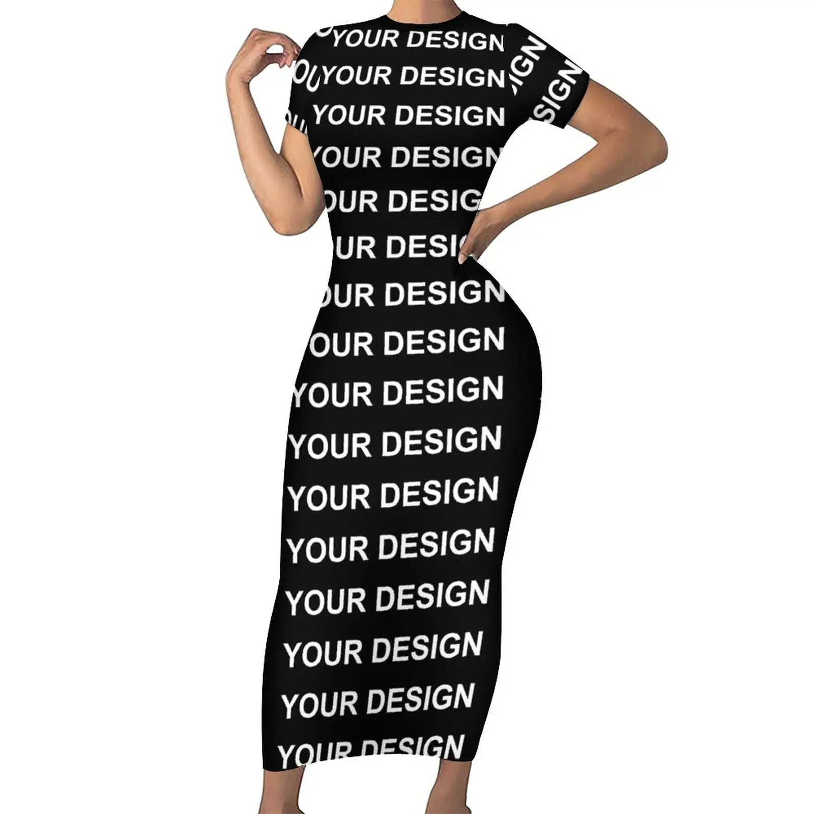 

Design Customized Dress Short Sleeve Custom Made Your Image Aesthetic Maxi Dresses Trendy Bodycon Dress Custom Oversize Vestidos
