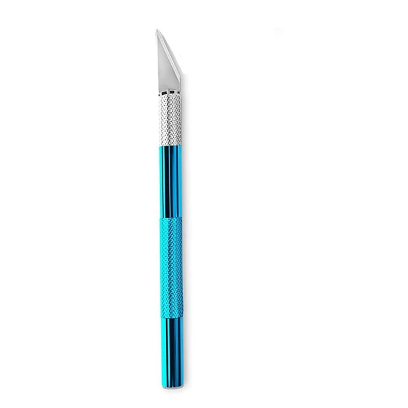 

6 Tip Sizes 1.5Mm, 2Mm, 2.5Mm, 3Mm, 3.5Mm, 4Mm Screw Hole Punch/Auto Leather Tool With 2 Pcs Leather Carving Knives