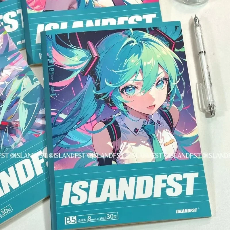 Тетрадь Hatsune Miku аниме периферийный милый мультяшный дневник японская кавайная
