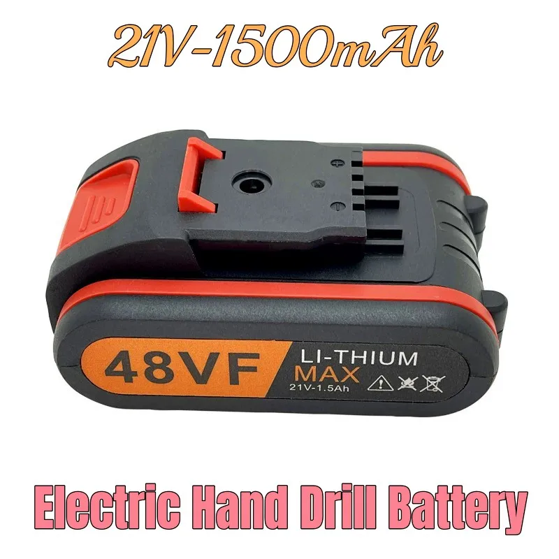 Фото Перезаряжаемый литий-ионный аккумулятор 48VF.98VF.21V.2500MAH, подходит для электроинструментов, пистолетных сверл, отверток №1