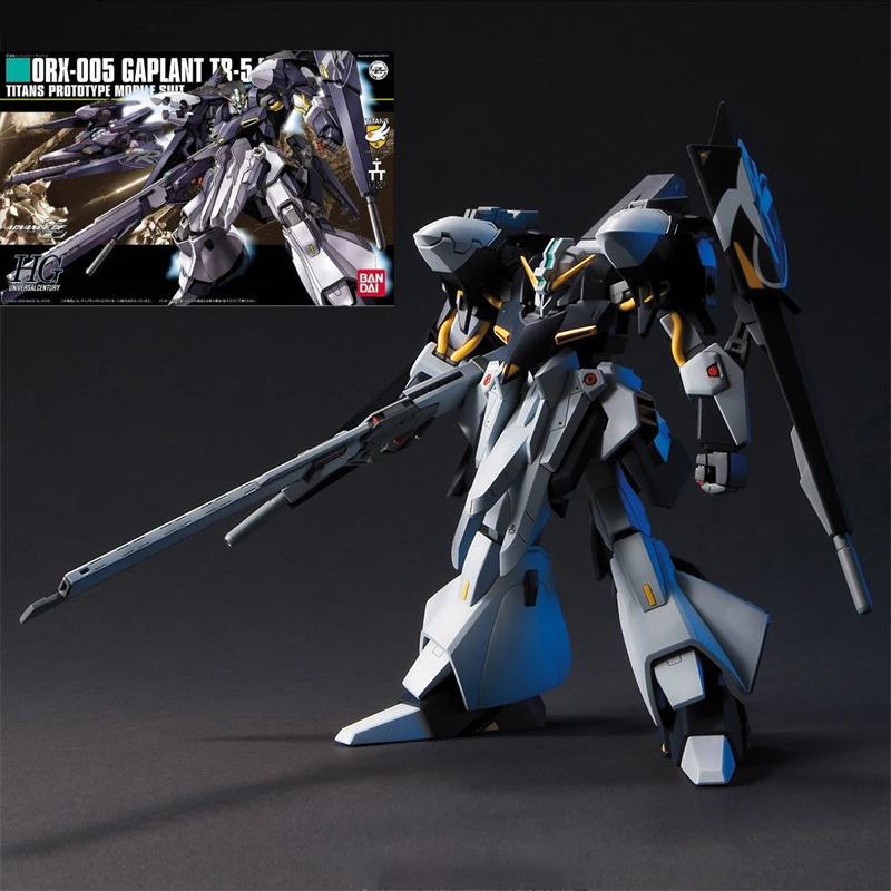 

Bandai Original Hguc Orx-005 Gundam Tr-5 Hrairoo Plastic Model Kit Action Figure Desktop Ornament Sculpture Handmade Model Toys
