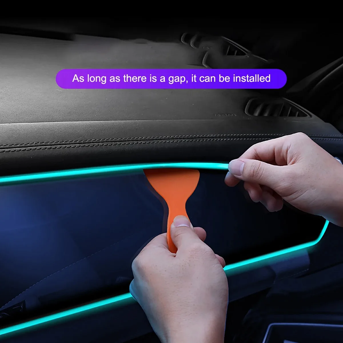 Экологическая среда автомобиля El Wire LED USB Гибкие неоновые внутренние фонари в сборе RGB для украшения автомобиля Осветительные аксессуары 3M (art.: 3920cbfa070a5) - 3920cbfa070a5