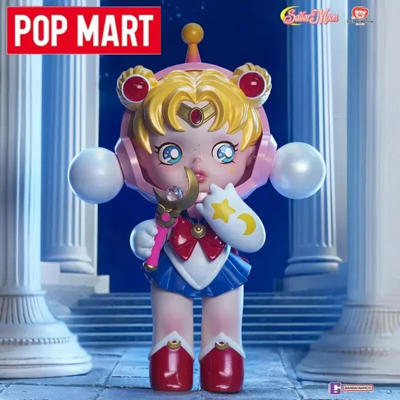 Фото POPMART SKULLPANDA Серия Сейлор Мун Аниме Фигурка Слепая коробка Угадай Сумка Орнамент Фигурки Настольные куклы Модель №2
