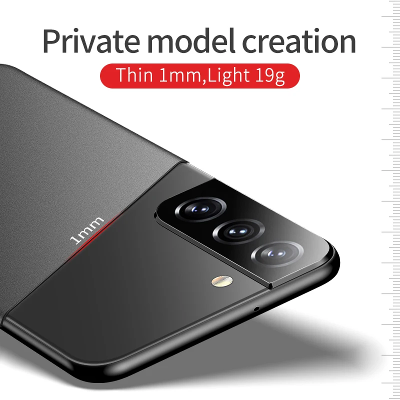 For Samsung S22 Cover Hard PC Ultra Slim Matte Case For Samsung Galaxy S8 S9 S10 S20 S21 S22 S23 Plus Ultra FE Lite 5G Covers