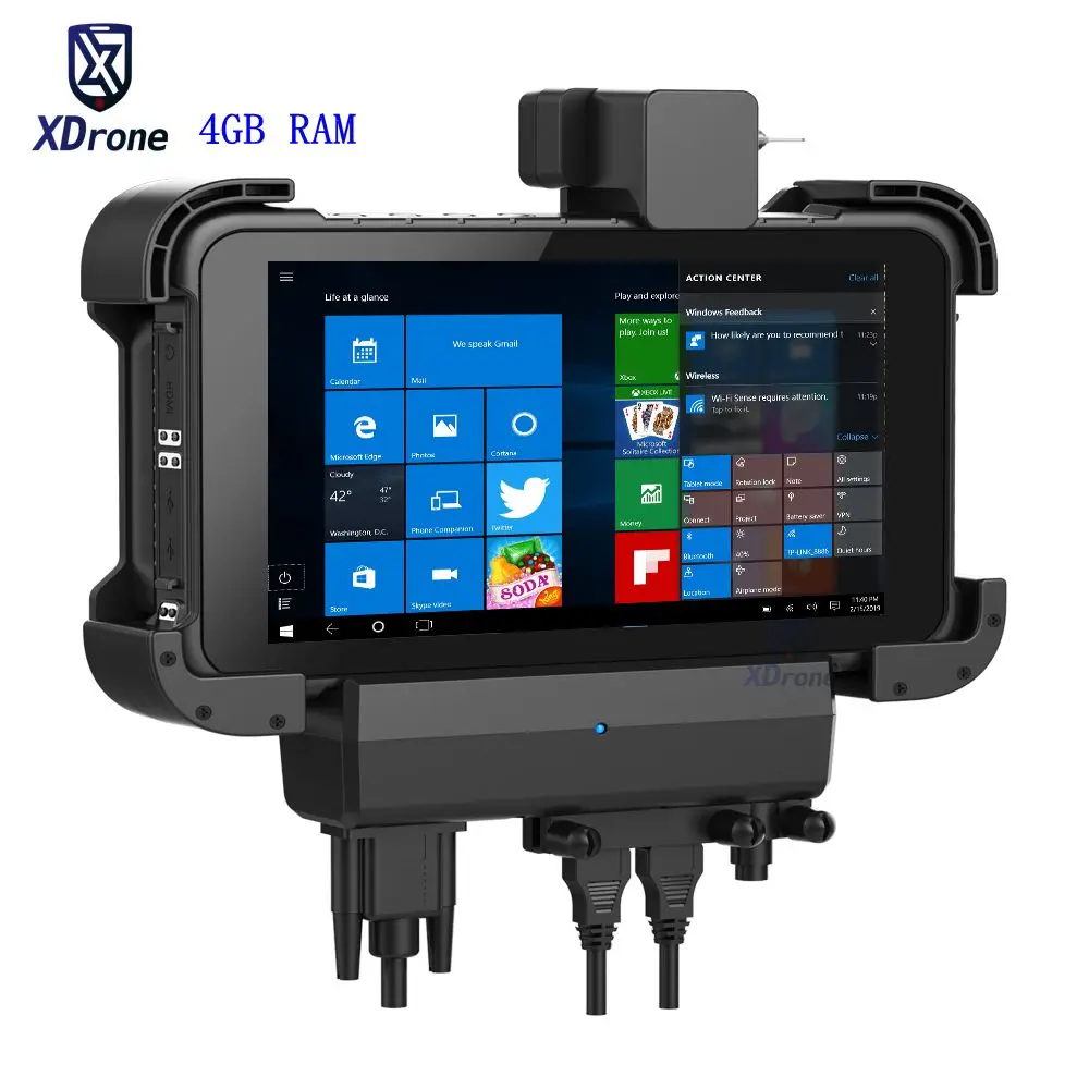 2020 China K86 Rugged Windows 10 Tablet PC Pro Computer RS232 USB IP67 Extrem Waterproof 8