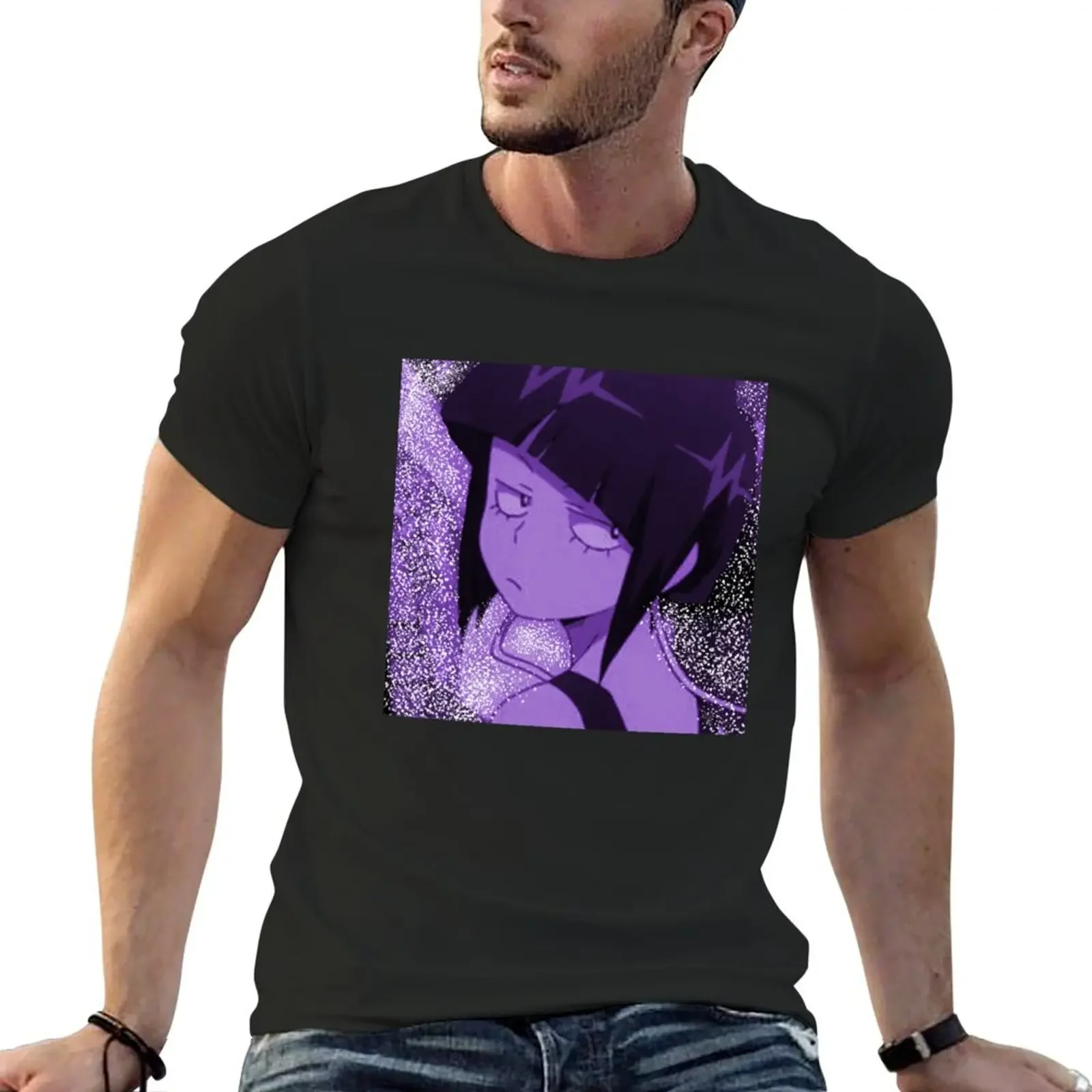 Jirou Sassy Face MHA Эстетическая футболка больших размеров топы милая одежда