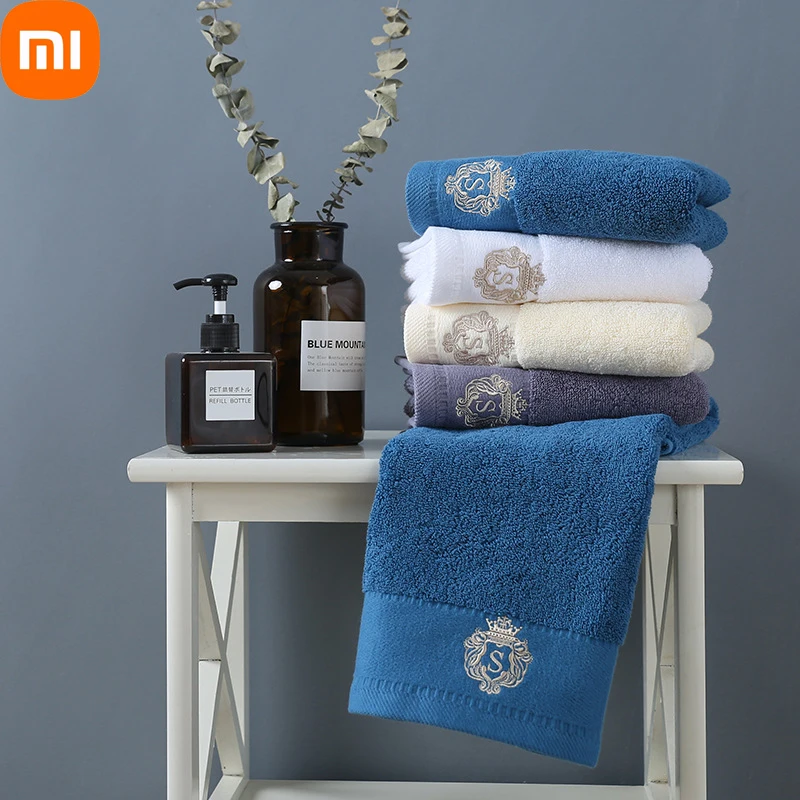 

Xiaomi Beach Towel Terry Bath Towels Bathroom Tools 70*140cm 450g Thick Luxury Solid for SPA Bathroom Bath Towels for Adults