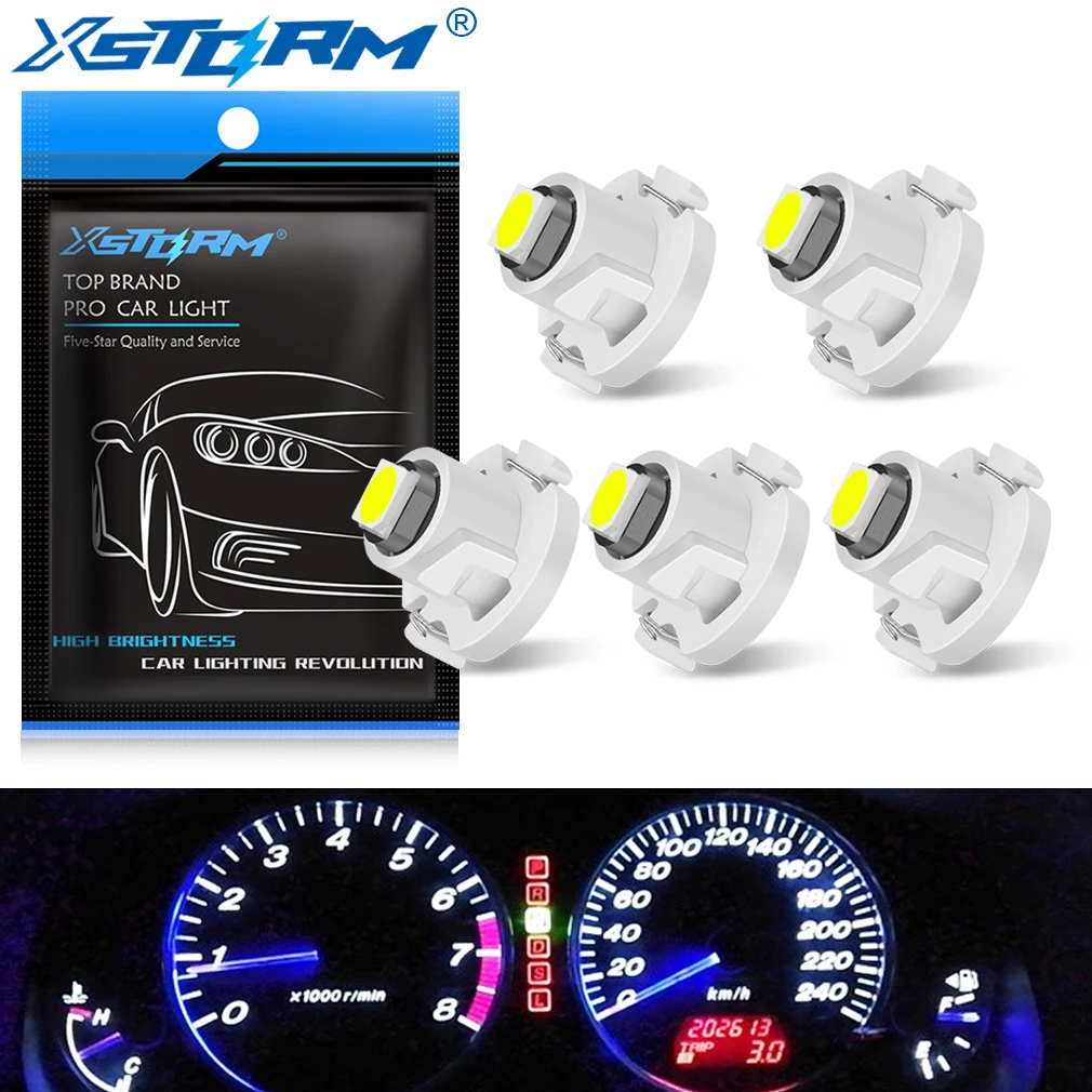 

5 шт. супер яркие T3 T4.2 T4.7 светодиодные лампы Canbus внутреннее освещение автомобиля индикатор приборной панели обогревающий инструмент 3030SMD лампы