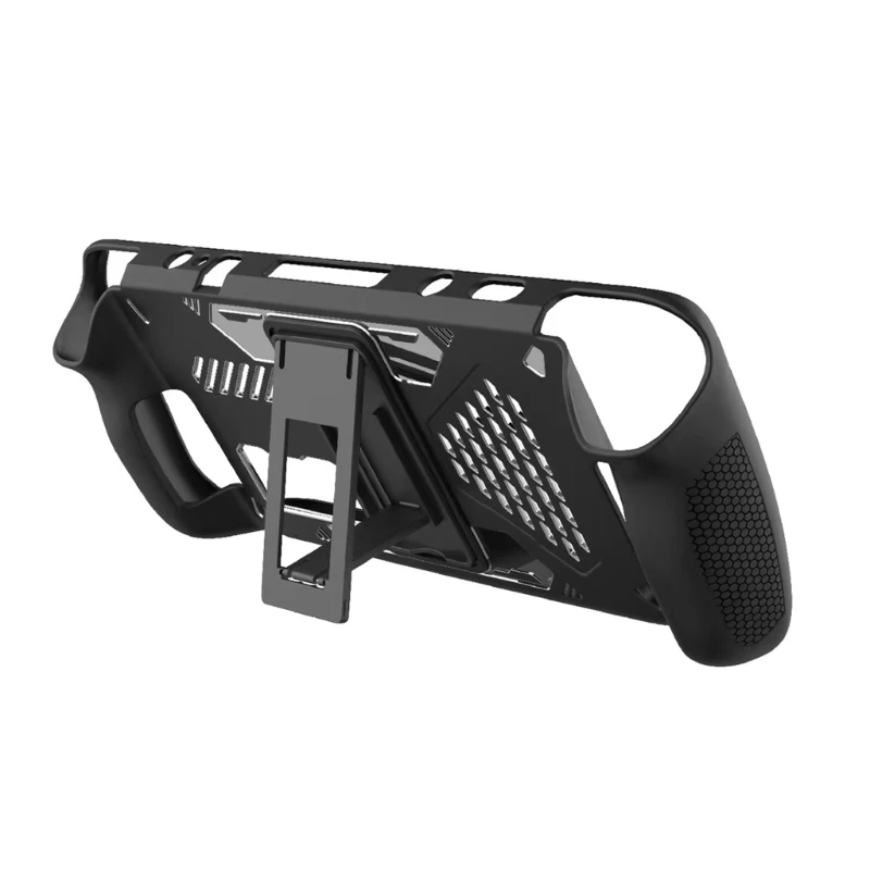 

E9LB Protective Cases Soft Cover for Steam Deck Gamepad Housing with Support Bracket