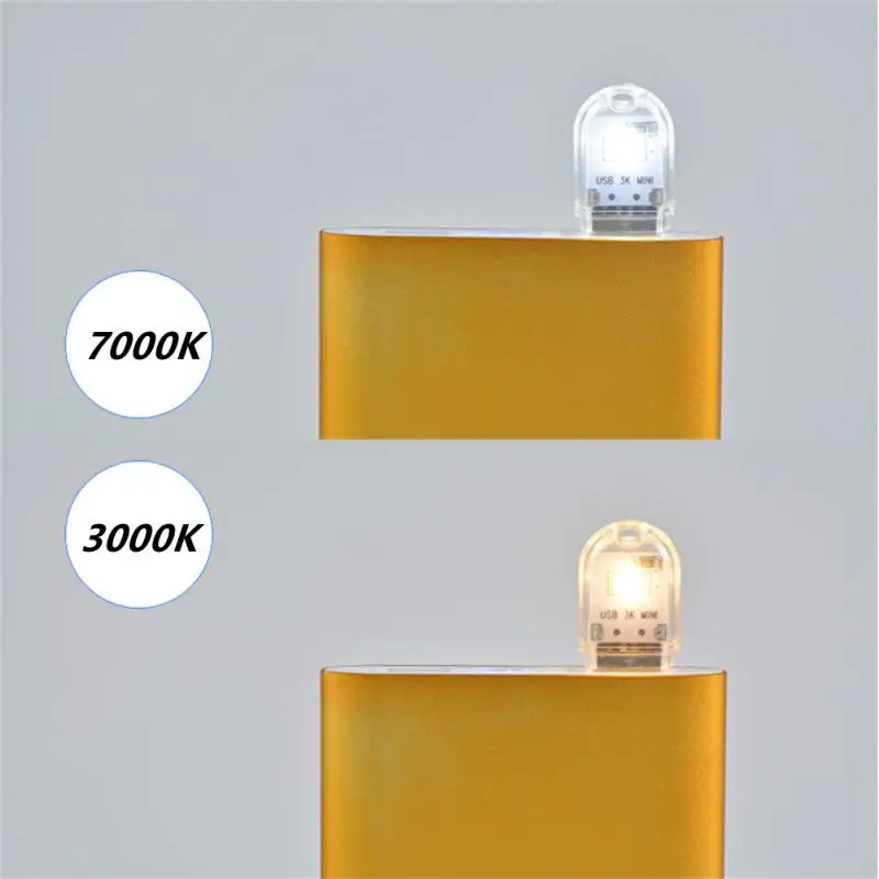 

Mini Portable USB Led Usb Bright Light Book Reading Night Lamp Warm White 5V Power 3000K-7000K For PC Laptop Notebook Power Bank