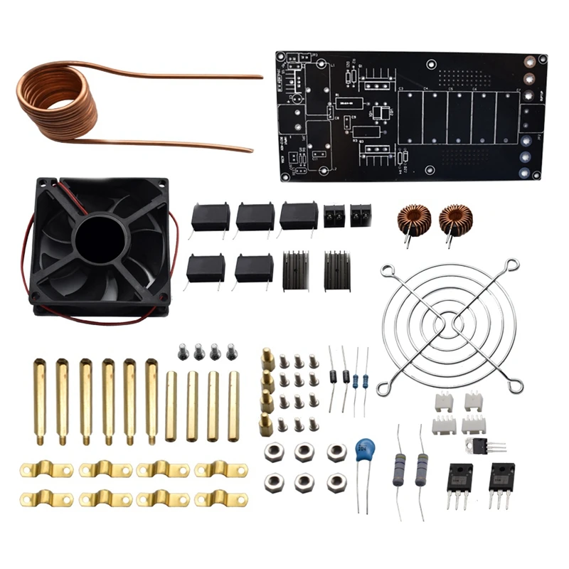 

ZVS Induction Heating Plates Module Tesla Coil 1000W DC 12V-36V DIY Low Voltage Flyback Pilot Driver With Copper Pipe