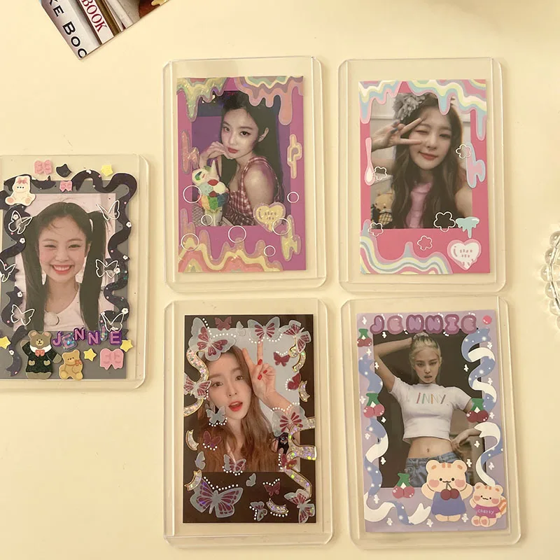 10/50 шт. Kpop фотокарты Idol держатель для карт прозрачный Polaroid альбом протектор фото