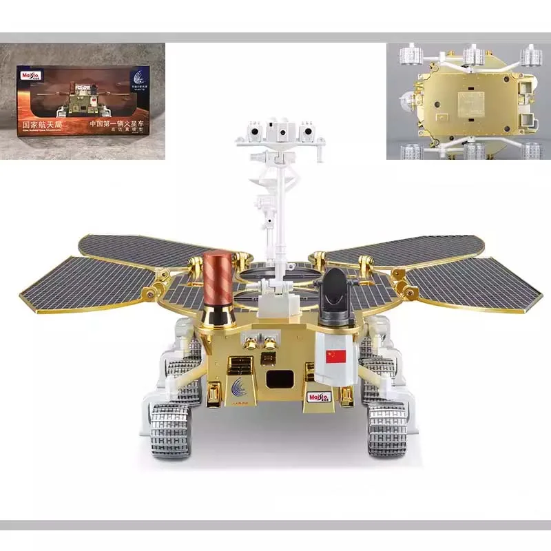 Ограниченная серия Maisto 1:10 Zhu Rong Space Mars Rover Модель автомобиля из сплава игрушки