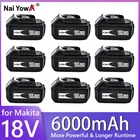 Аккумулятор Makita Аккумуляторный литий-ионный для электроинструментов, 18 в, 6000 мАч