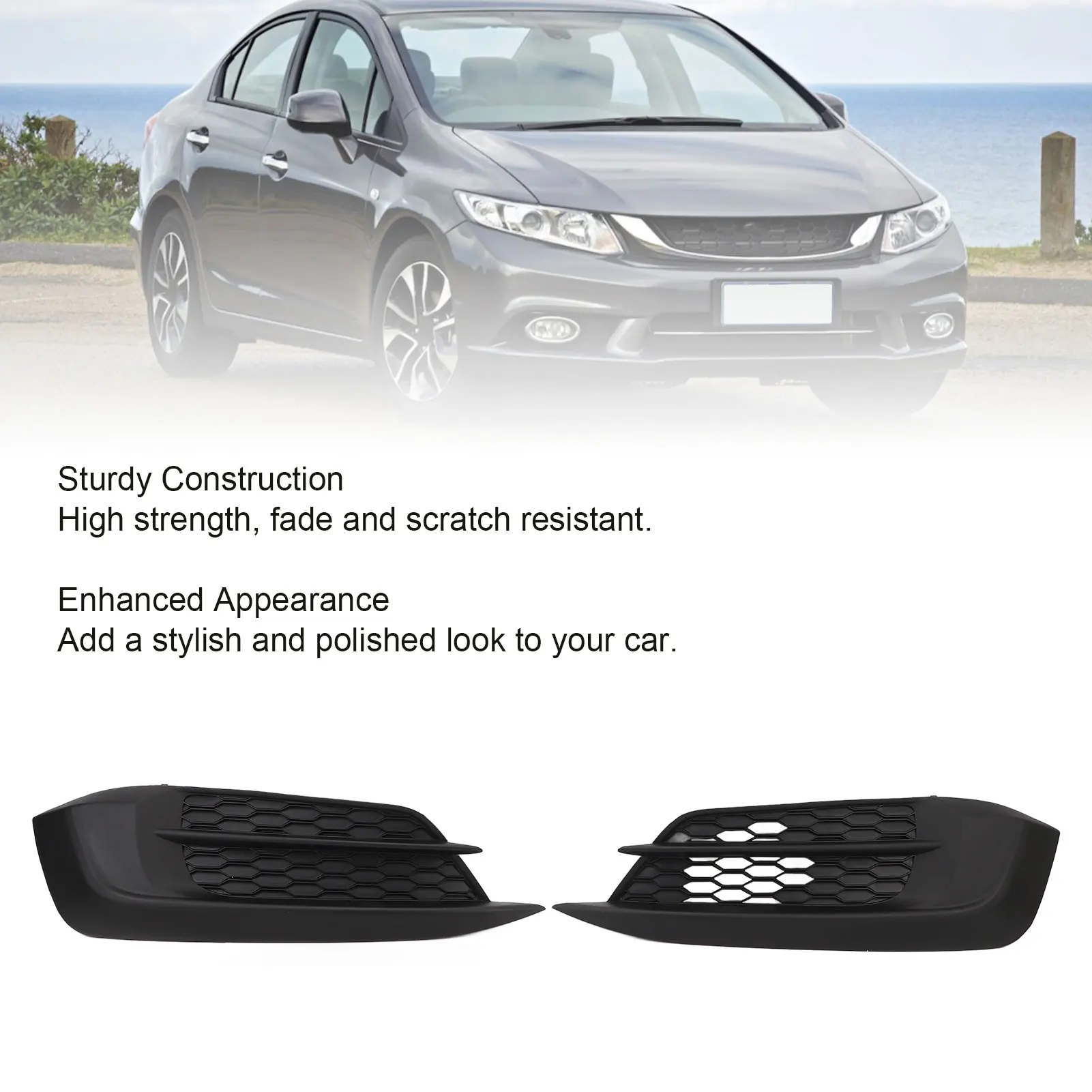 1 пара крышек противотуманных фар 71103‐TBA‐A00 устойчивая к выцветанию царапинам