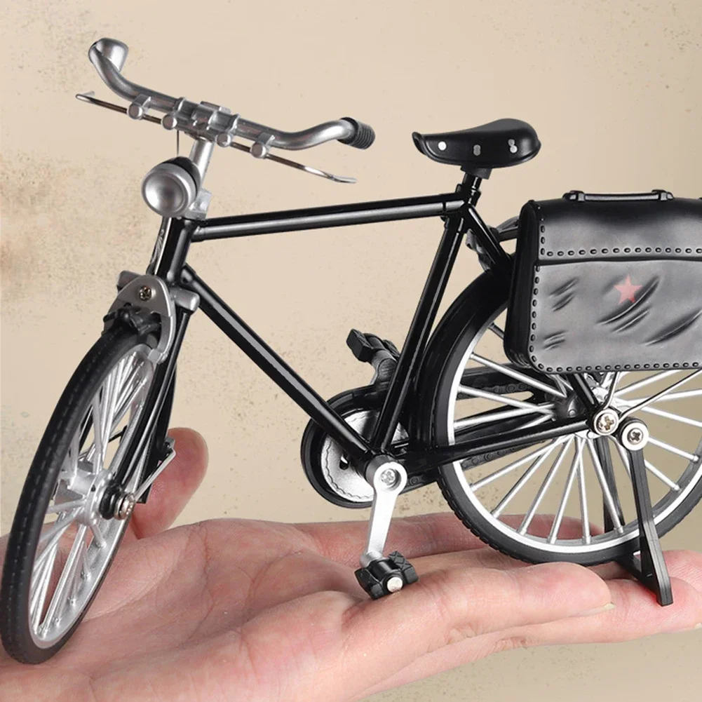 DIY Ретро модель велосипеда мини-сплавный велосипед миниатюрный имитация пальца