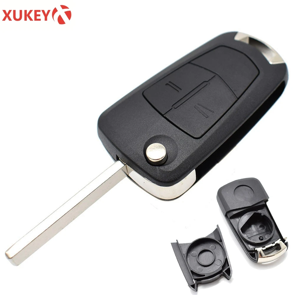 

Автомобильный чехол для дистанционного ключа для Vauxhall Opel Corsa D Astra H Vectra Signum Zafira B Combo Meriva A, комплект для ремонта 2-кнопочного ключа