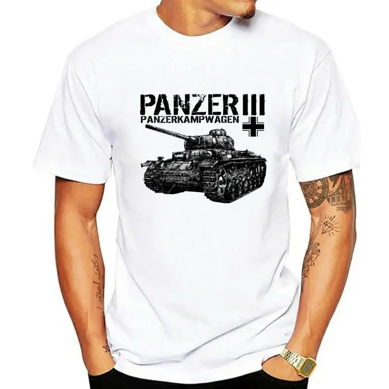 

Новое поступление 2022, Мужская модная футболка PANZER TANK III, Германия, Вторая мировая война-новая удивительная графическая Футболка-искусственная футболка