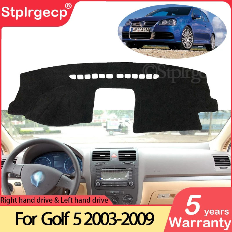 

for Volkswagen VW Golf 5 MK5 2004~2009 1K Anti-Slip Mat Dashboard Cover Pad SunShade Dashmat Carpet Accessories 2005 2006 2008