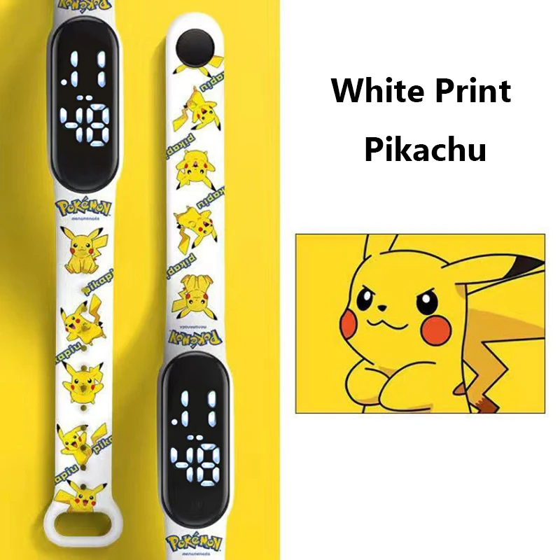 Оригинальные 2022 Смарт-часы Pokemon Pikachu перезаряжаемый умный Браслет спортивный