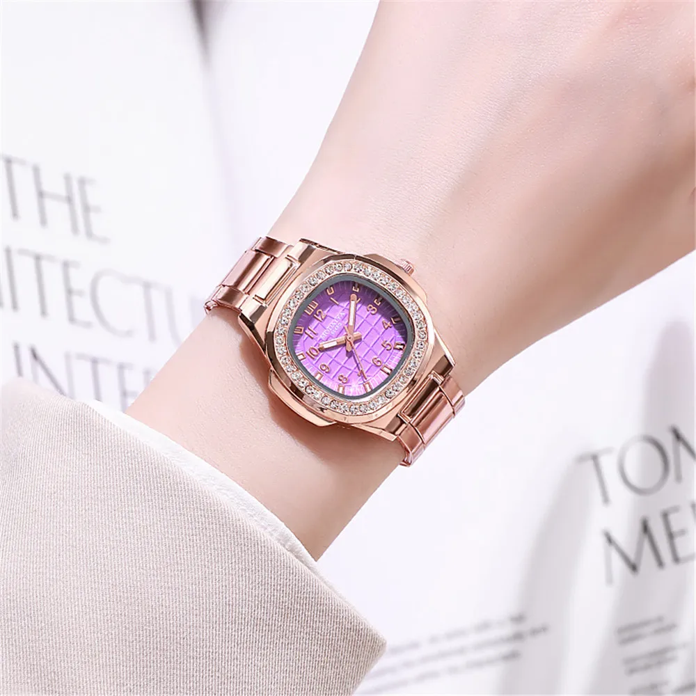 

Tiktok The Same Hot Women'S Watch Fashion Women'S Luxury Octagon Women'S Watch Stainless Steel New Free Delivery Free Shipping