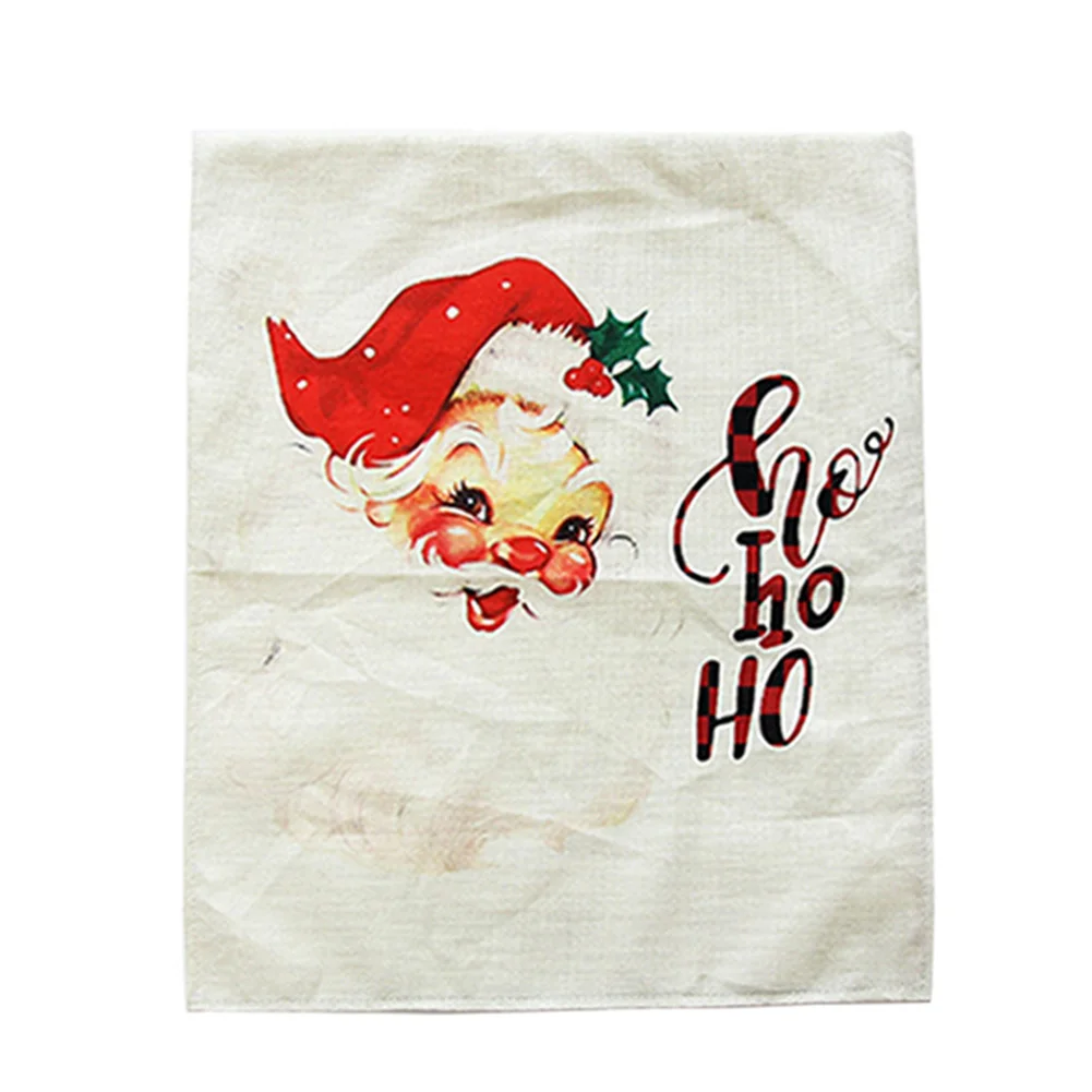 

Fashionable Christmas Chair Cover Seat Decor 55*45cm Banquet Chair Cover For Home Table Merry Christmas Ornaments