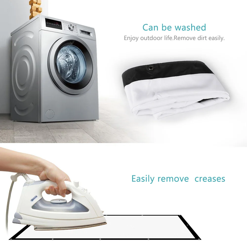 Портативный экран для проектора 180 200 250 300 дюймов 16:9 белый тканевый матовый