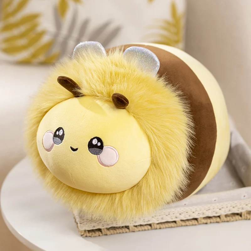 

Kawaii Bee Plush Toy Stuffed Hornet Soft Doll Pillow Cow Cosplay Bee Plush Kids Toys Christmas Birthday Gift for Boy Girl