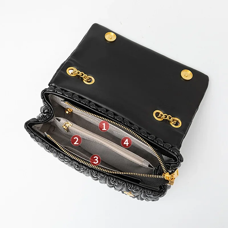 Модная маленькая квадратная сумка с икрай диагональная через плечо регулируемая