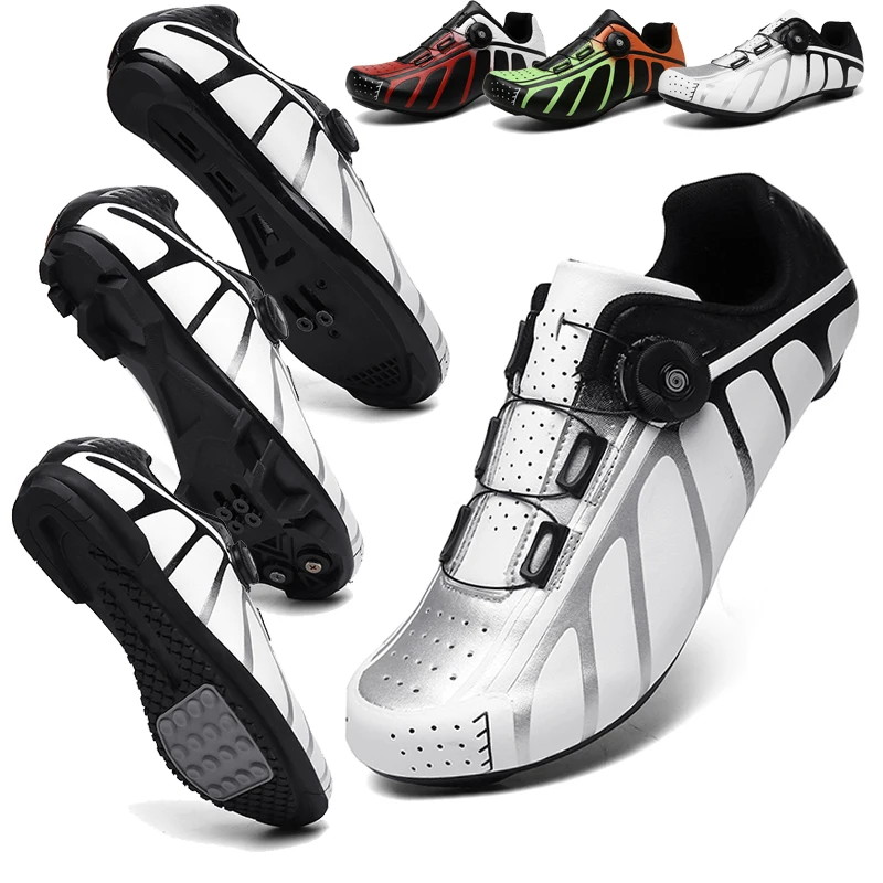 

2023 unisex Cycling Sneaker Mtb with Cleats Men Sports Speed Bike Shoes Women Mountain Racing Flat SPD Road Bicycle Footwear