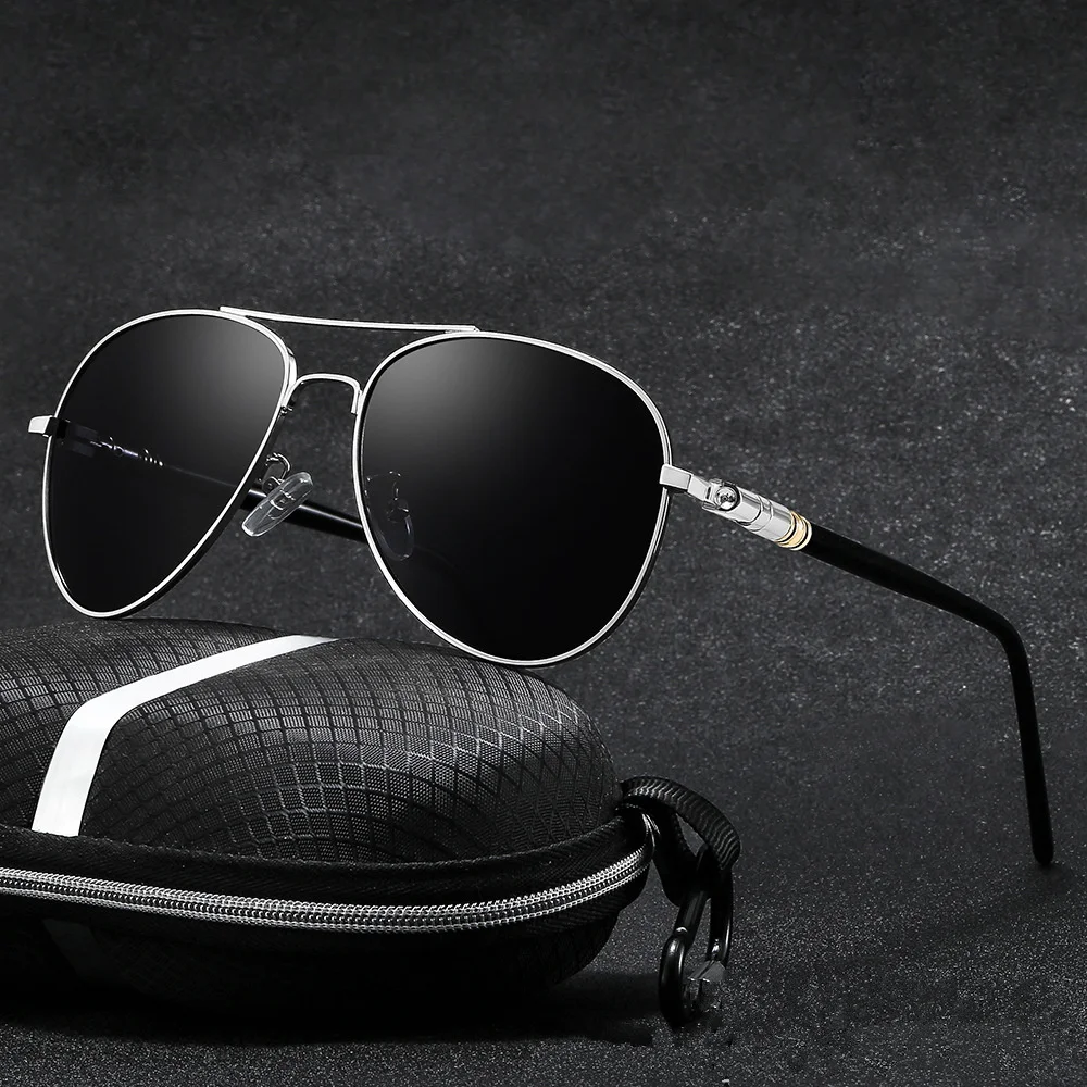 Polarized Sunglasses for Men Pilot Glasses Women Male Driver Sun Glasses Day And Night Vision Eyewear Brand Design Shades UV400