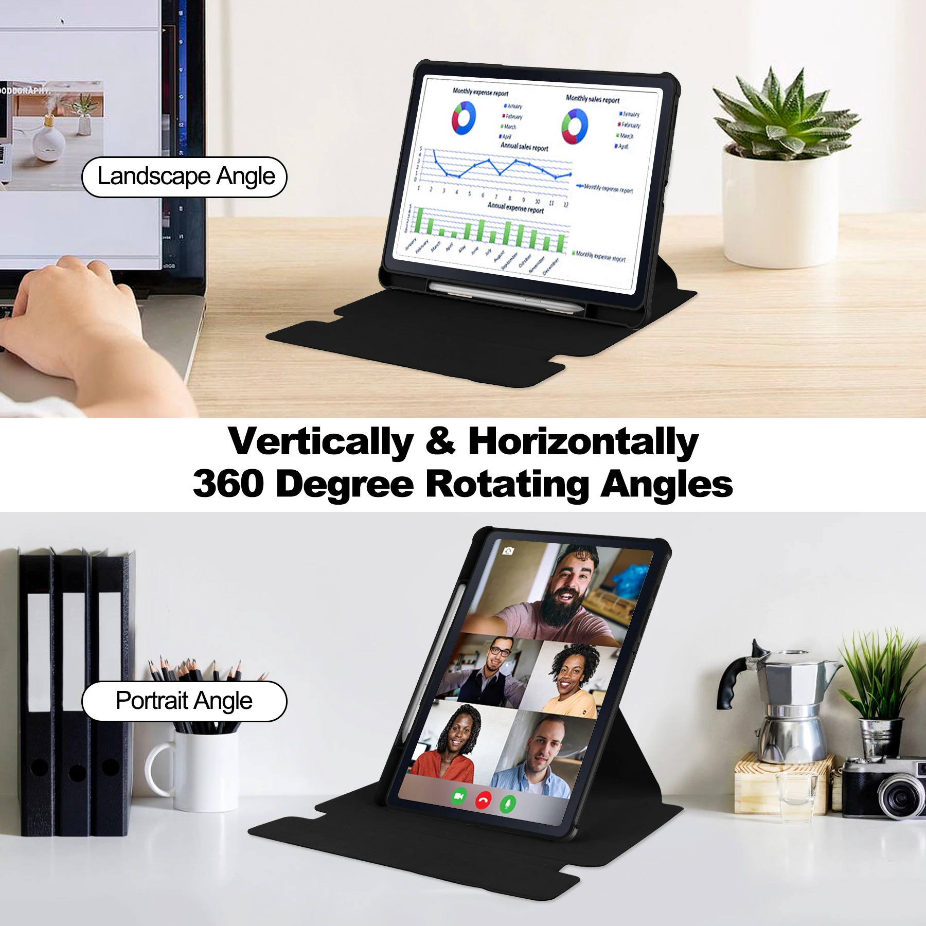 Чехол для Samsung Galaxy Tab S6 Lite 10 4 дюйма 2020 с новой вращающейся клавиатурой на 360