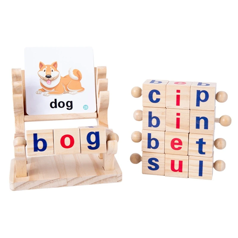 

Letter Word Cognitive Board Toy Education Wooden Puzzle Toy for Preschool Kids