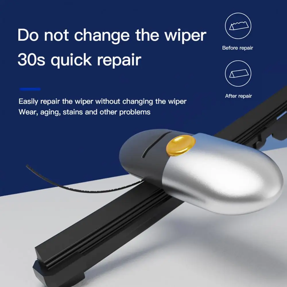 

Universal Wiper Repair Tool Windshield Scratch Repair Two-way Sandpaper Auto Car Repair Tool Precise Repair Car Accessories