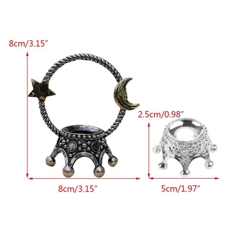 Держатель хрустального шара Звезда Луна Корона Стенд для домашнего офиса Декор