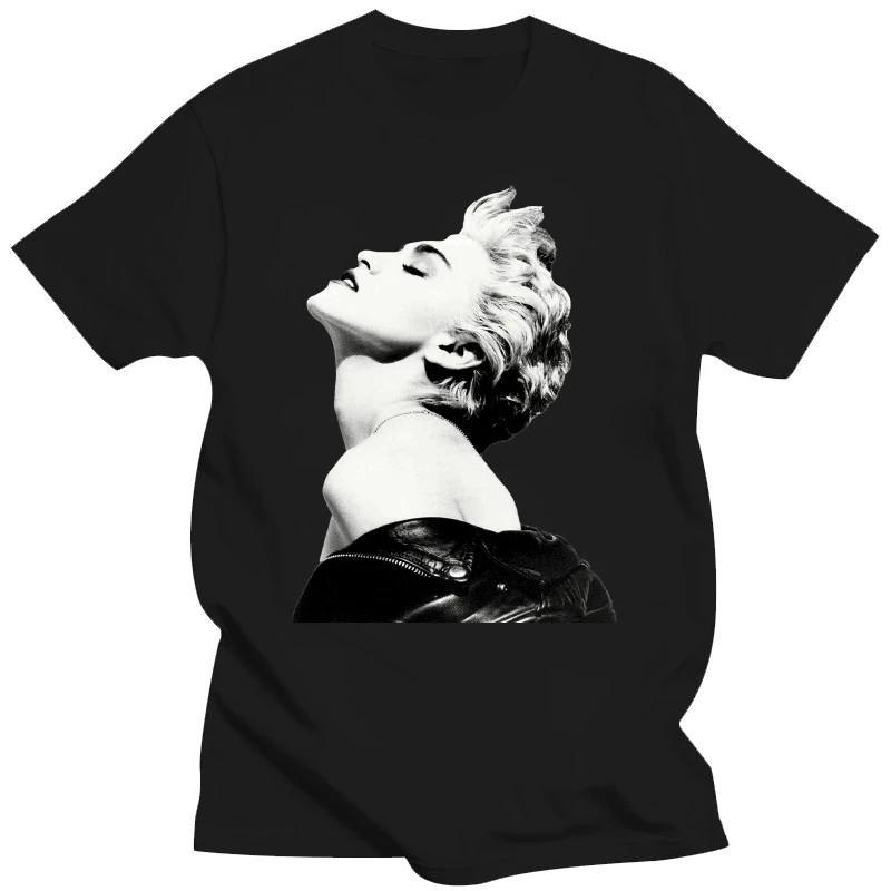 Классическая футболка с портретом Мадонны в стиле ретро Harajuku мужская и женская