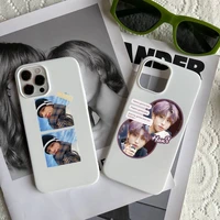 idol hwang hyunjin strays kid phone case white fundas shell cover for iphone 6 6s 7 8 plus xr x xs 11 12 13 mini pro max