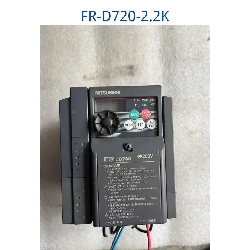 

Used frequency converter FR-D720-2.2K has complete testing function